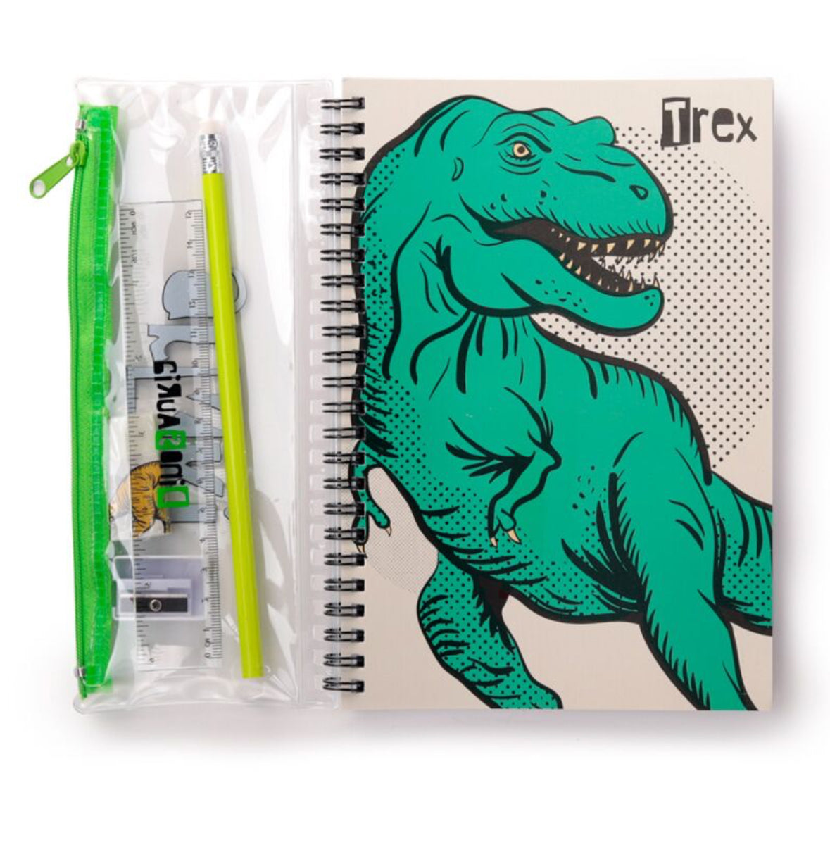 Spiral Bound A5 Lined Notebook - Dinosauria 🇬🇧