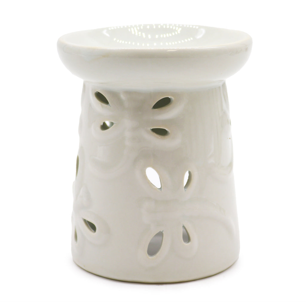 Classic White Oil Burner - Dragonfly 🇬🇧