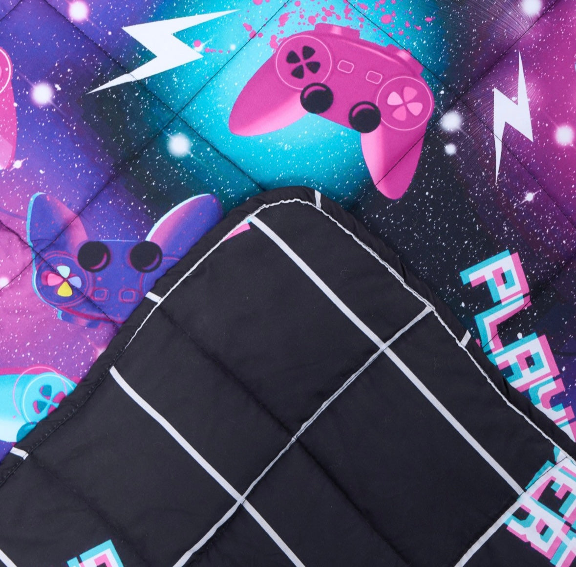 Kids Gaming Weighted Blanket, Black - 3KG 🇨🇳