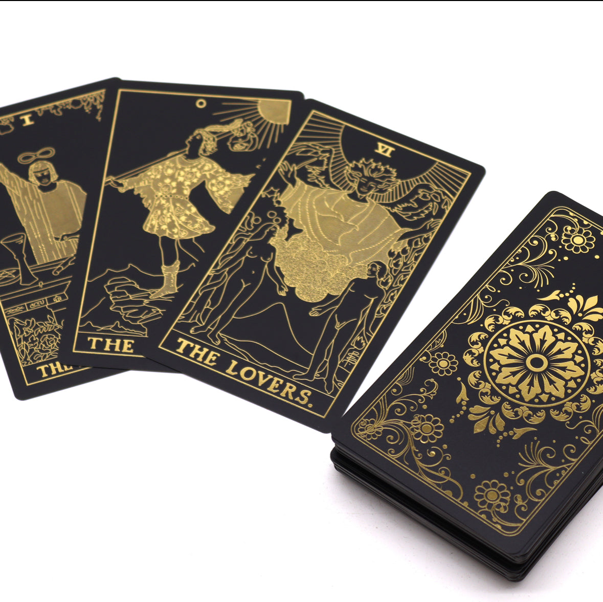 Gold Foil Tarot Set with Book - Gift Box 🇬🇧