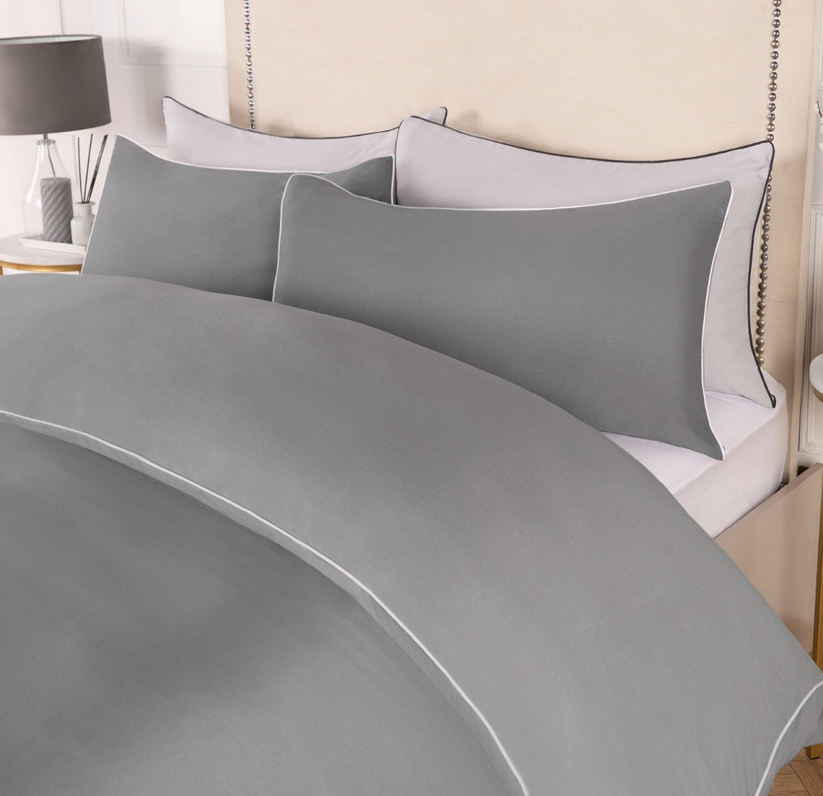 Piped Edge Duvet Set 🇬🇧