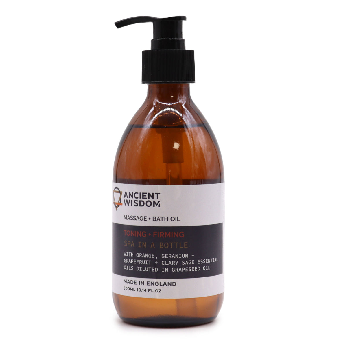 Aromatherapy Massage and Bath Oil - Toning & Firming 300ml 🇬🇧