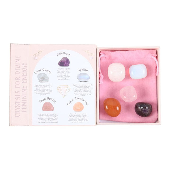 Set of 5 Crystals for Divine Feminine Energy 🇬🇧