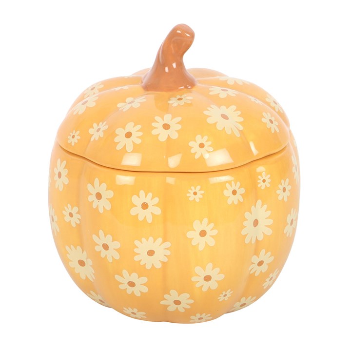 Groovy Floral Pumpkin Oil Burner 🇬🇧