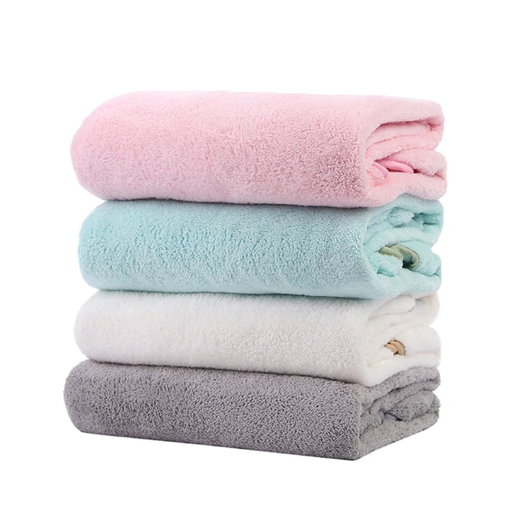 Baby Poncho Bath Towel  Toalla Velvet 90*90cm Fleece Hood 🇨🇳