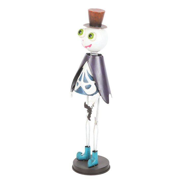 Metal Skeleton Ornament with Top Hat 🇬🇧