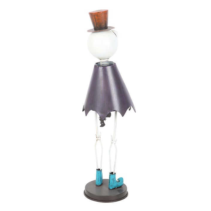 Metal Skeleton Ornament with Top Hat 🇬🇧