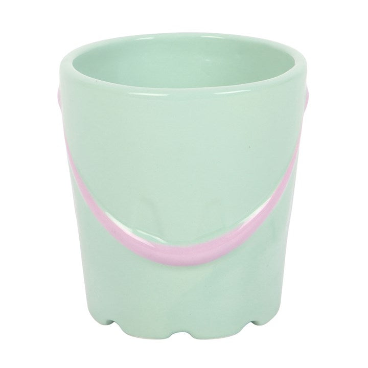 Pastel Bucket Mug with Spade Spoon 🇬🇧