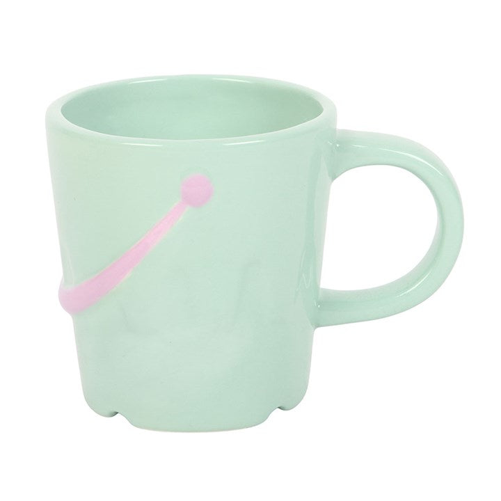 Pastel Bucket Mug with Spade Spoon 🇬🇧