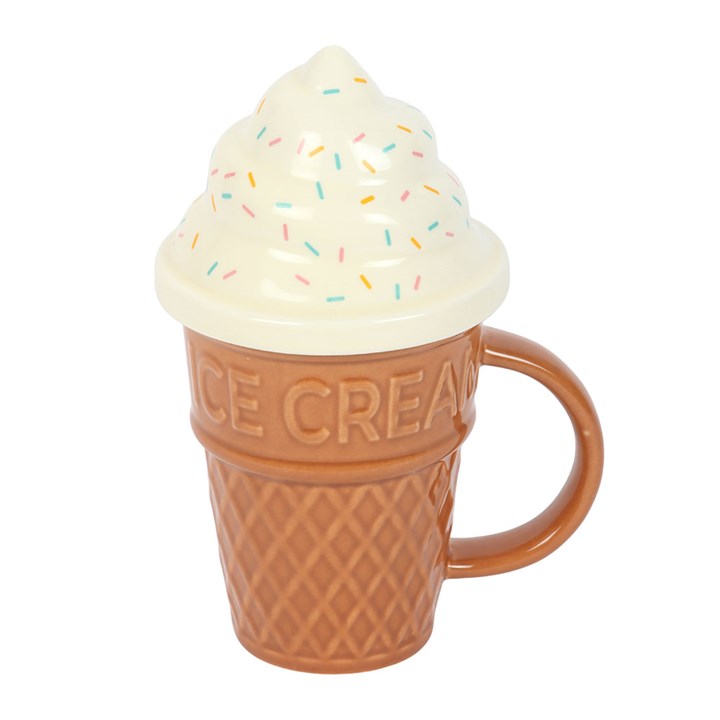 Ice Cream Cone Lidded Mug 🇬🇧