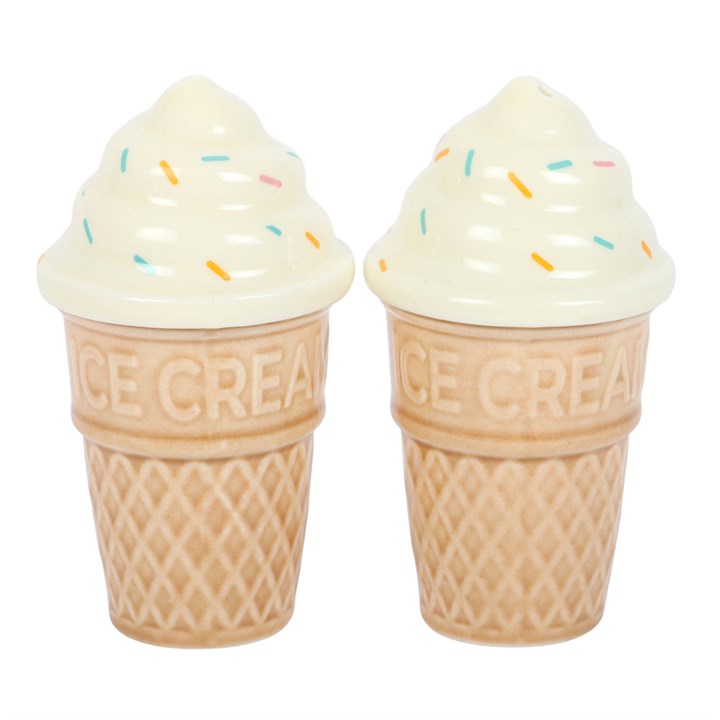 Ice Cream Cone Salt and Pepper Shakers 🇬🇧