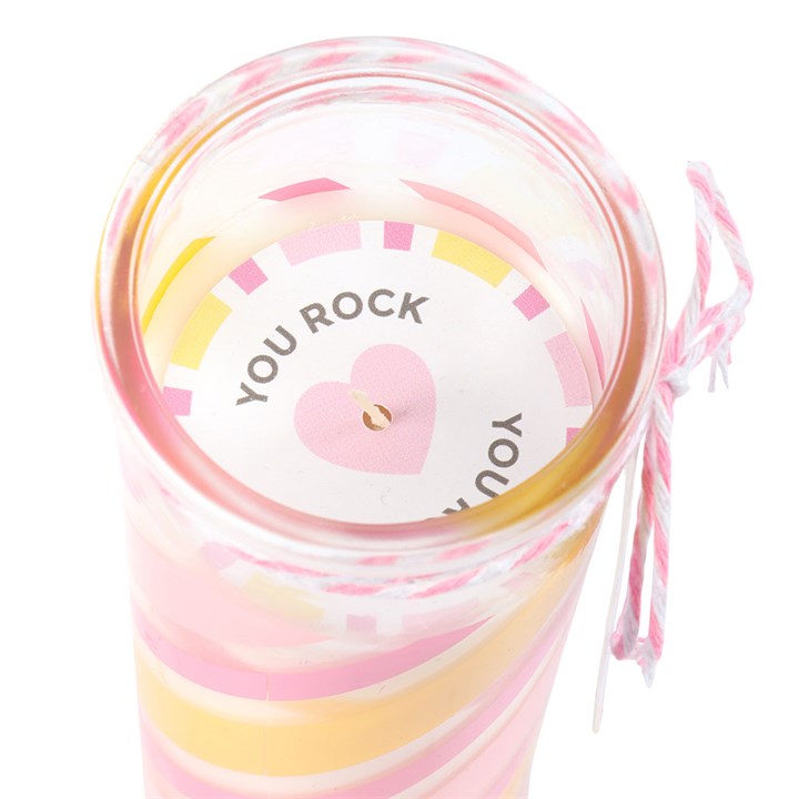 Candy Stripe Candyfloss Tube Candle 🇬🇧
