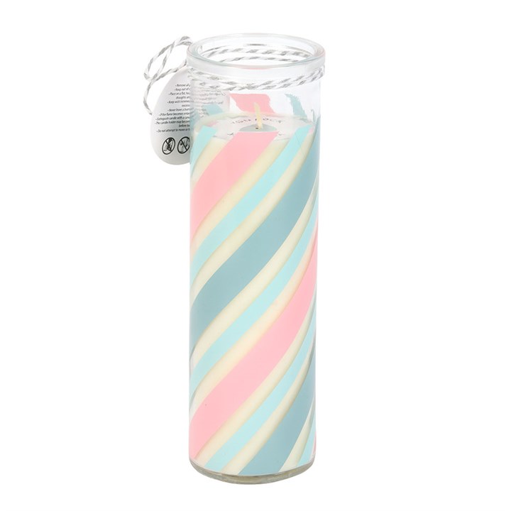 Candy Stripe Bubblegum Tube Candle 🇬🇧