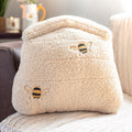 White Beehive Boucle Cushion 🇬🇧