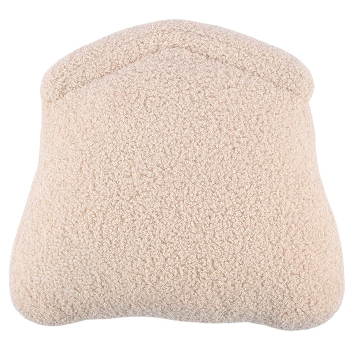White Beehive Boucle Cushion 🇬🇧