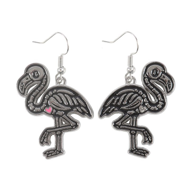 Flamin-goth Enamel Dangle Earrings 🇬🇧