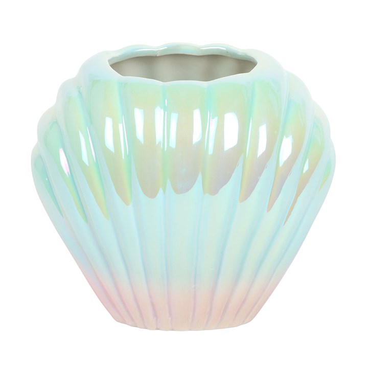 Iridescent Shell Flower Vase 🇬🇧
