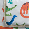 Dino Coverless 10.5 Tog Duvet & Pillowcase, Multi - Single 🇨🇳