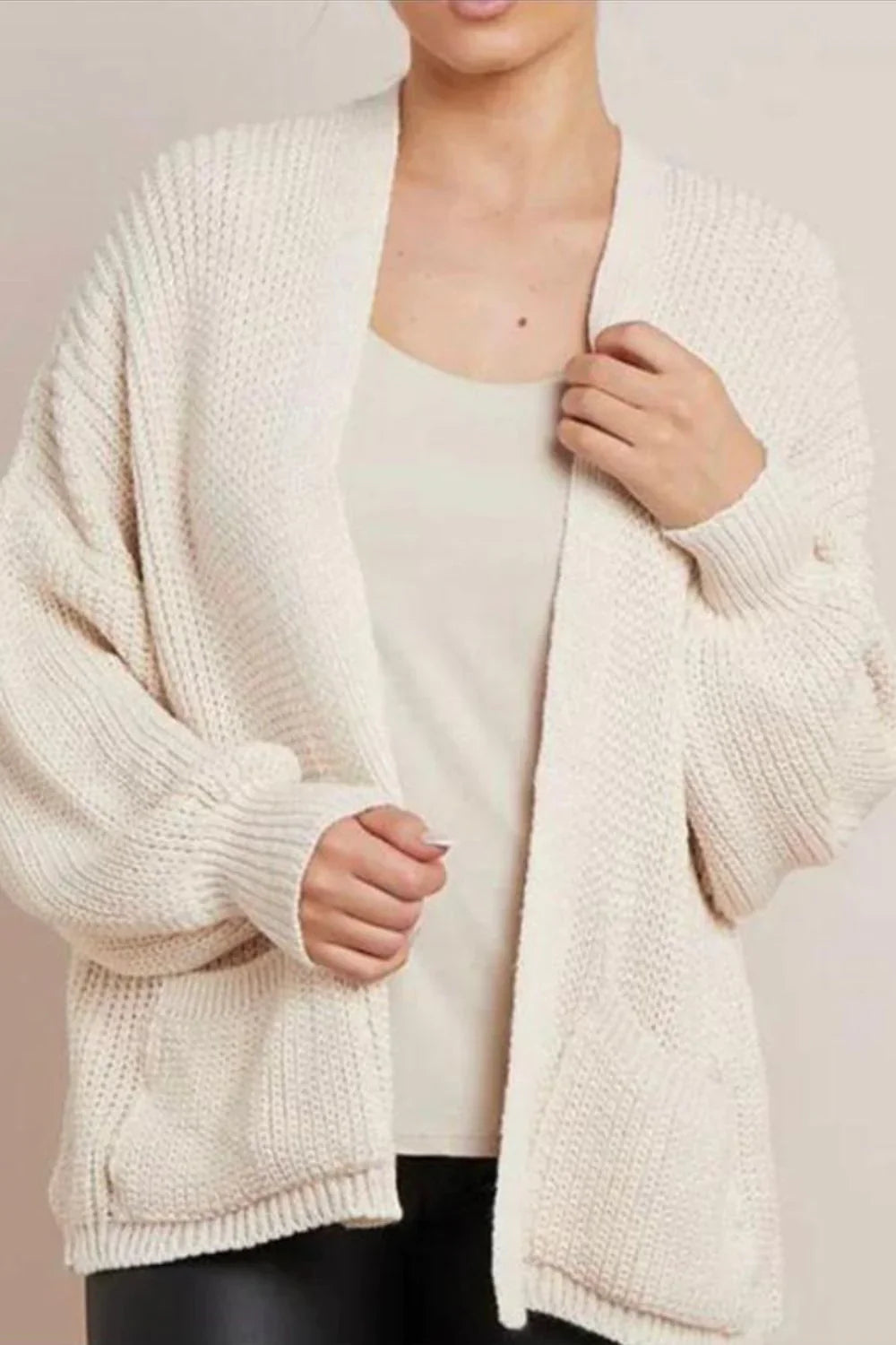 Crop Balloon Pocket Cardigan 🇬🇧
