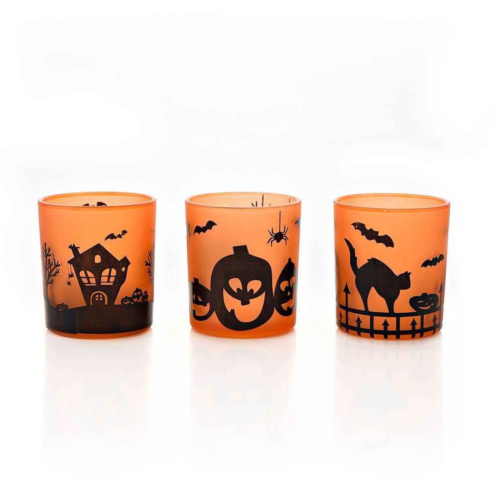 Set of 3 Halloween Votives 🇬🇧