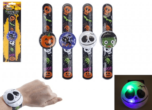 Led Flashing Halloween Snap Band assorted 🇬🇧