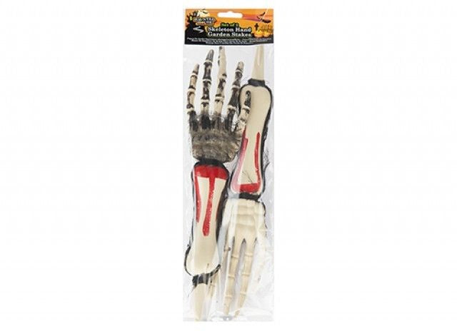 Pack of 2 Skeleton Hand Garden Stakes 🇬🇧