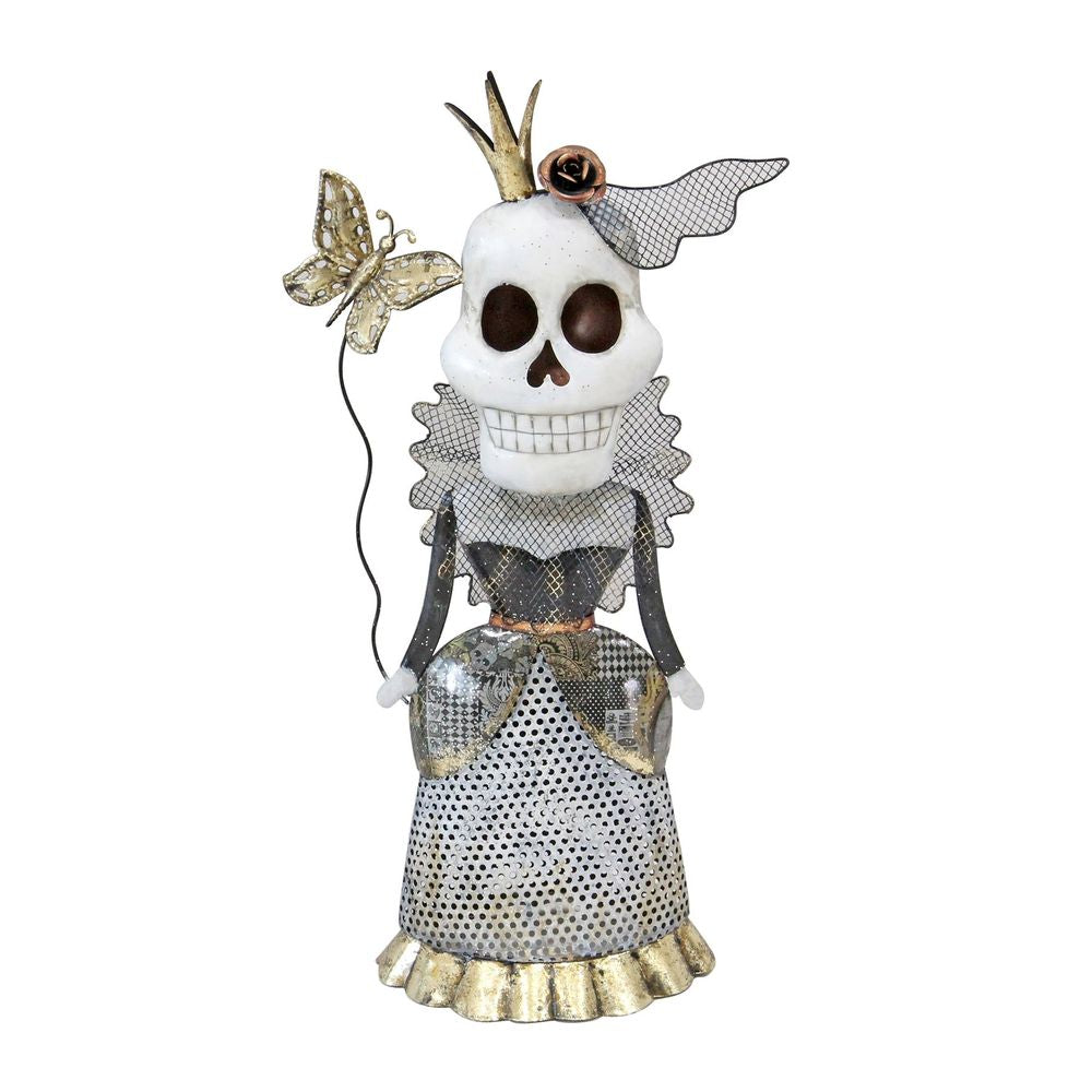 Halloween Metal Skeleton Lady (56cm) 🇬🇧