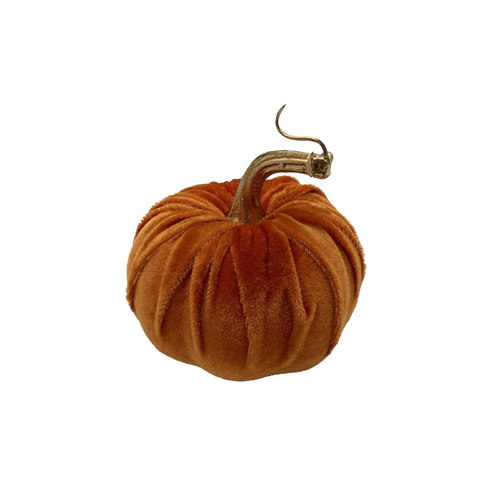 Orange Velvet Pumpkin (9.5cm) 🇬🇧