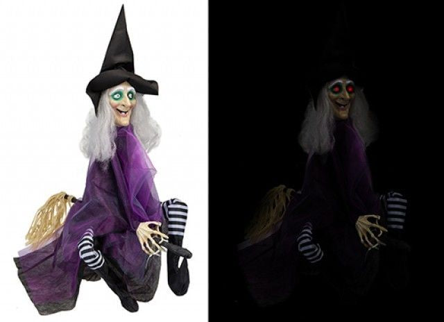 Hanging Witch with Kicking Legs (36 Inch) 🇬🇧