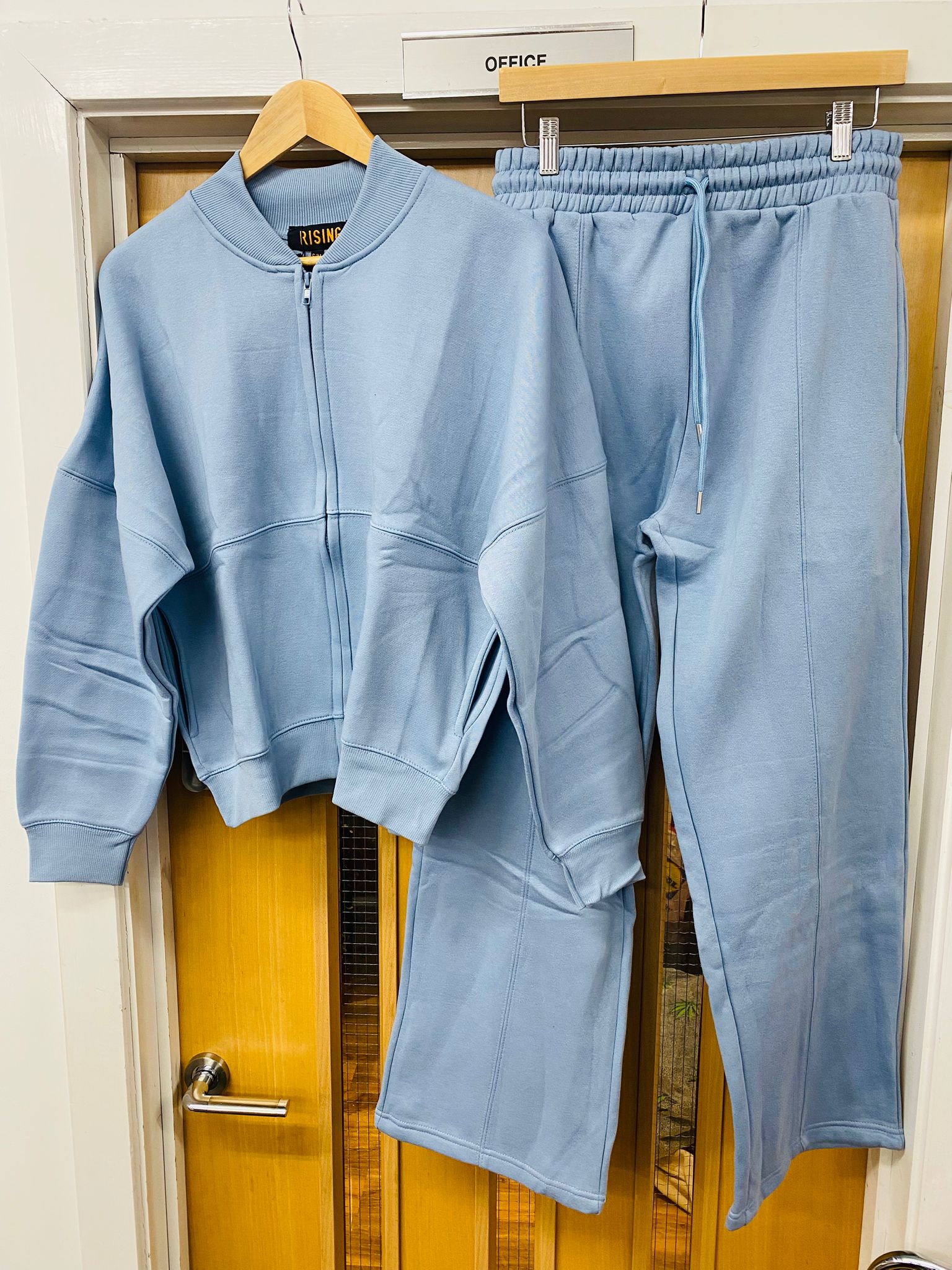Oversized Bomber Style Fleece Zipper Co-ord 🇬🇧