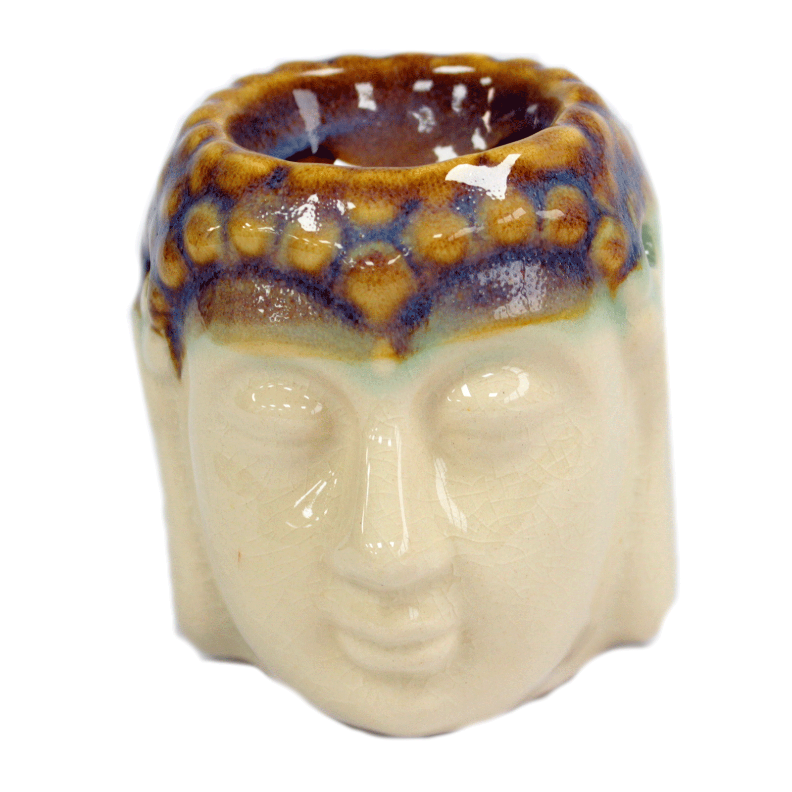 Buddha Oil Burner - Ivory & Mint 🇬🇧