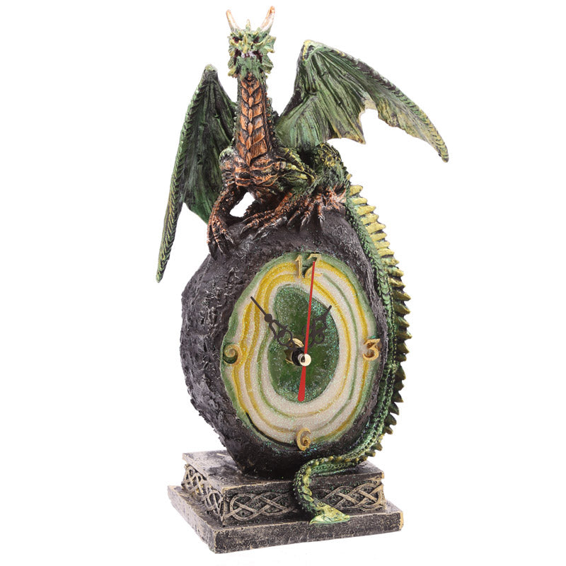 Crystal Geode Dark Legends Dragon Clock 🇨🇳