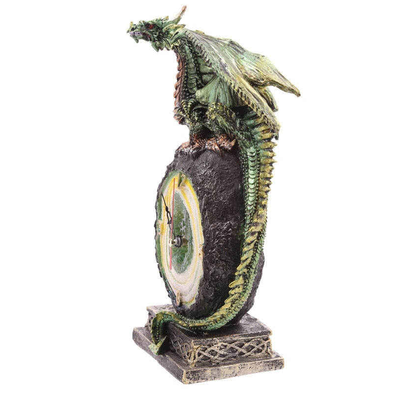 Crystal Geode Dark Legends Dragon Clock 🇨🇳