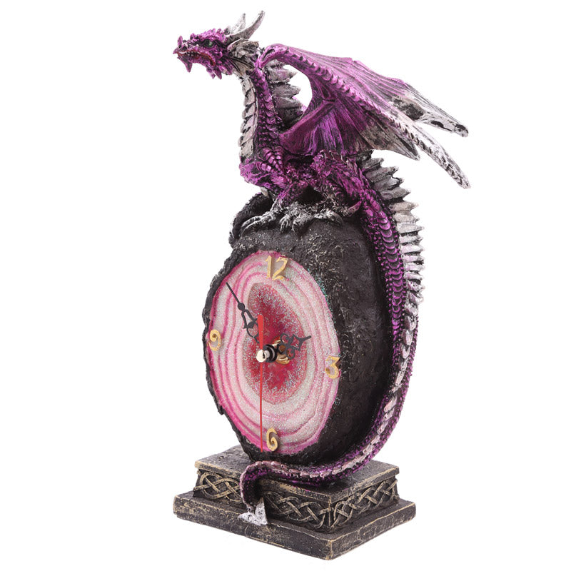 Crystal Geode Dark Legends Dragon Clock 🇨🇳
