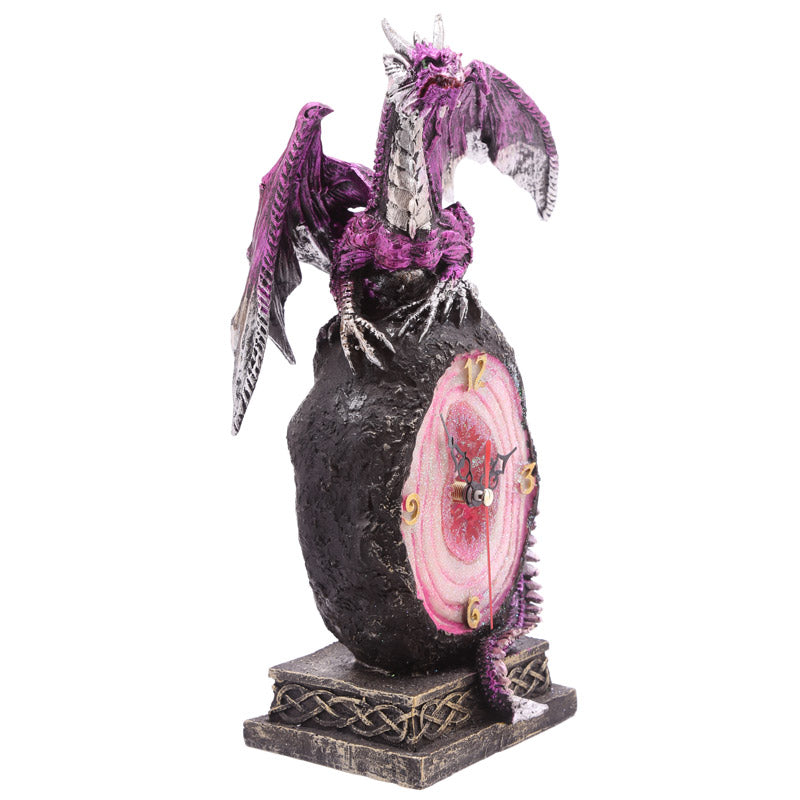 Crystal Geode Dark Legends Dragon Clock 🇨🇳