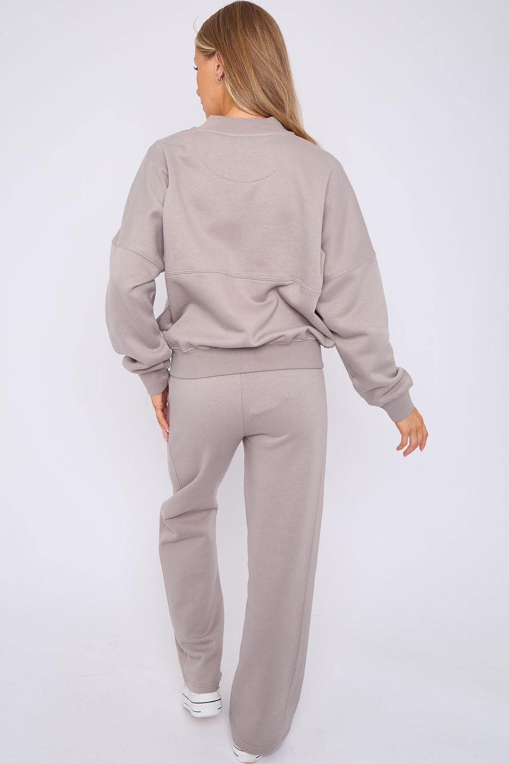 Oversized Bomber Style Fleece Zipper Co-ord 🇬🇧