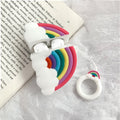 Wireless Earphones Shockproof Multicolor Rainbow Silicone Protective Case for Apple AirPods 1/2 🇨🇳