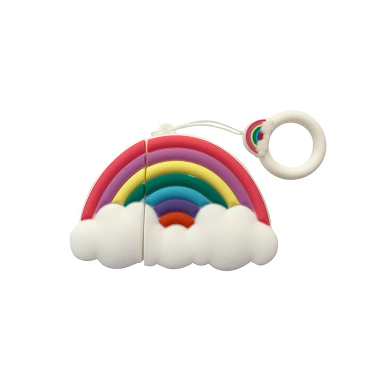 Wireless Earphones Shockproof Multicolor Rainbow Silicone Protective Case for Apple AirPods 1/2 🇨🇳