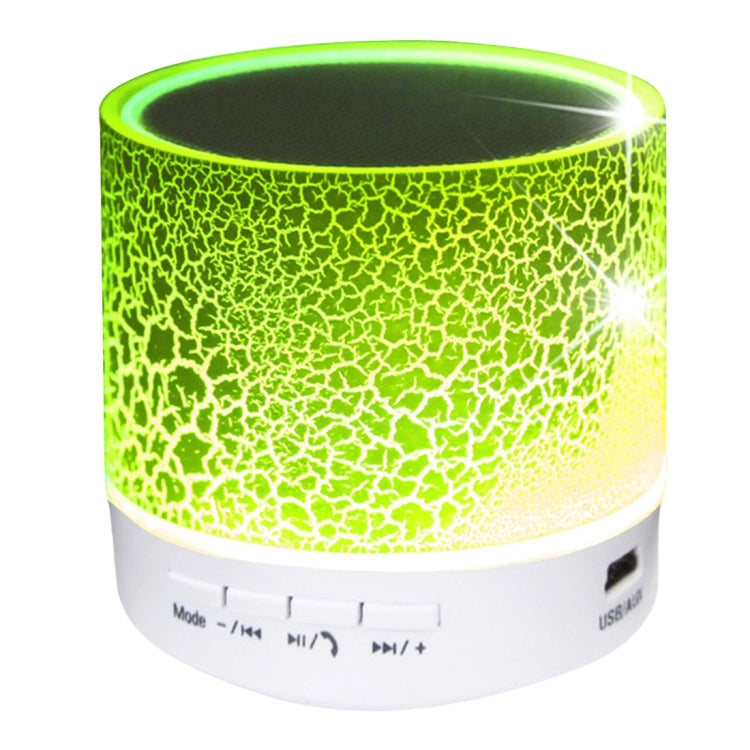 A9 Mini Portable Glare Crack Bluetooth Stereo Speaker with LED Light, Built-in MIC, Support Hands-free Calls & TF Card 🇨🇳