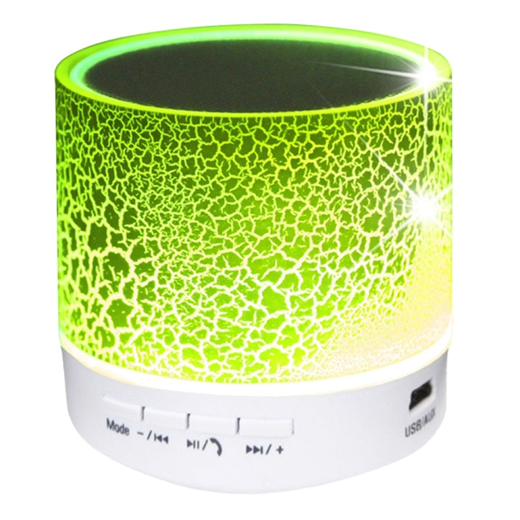 A9 Mini Portable Glare Crack Bluetooth Stereo Speaker with LED Light, Built-in MIC, Support Hands-free Calls & TF Card 🇨🇳