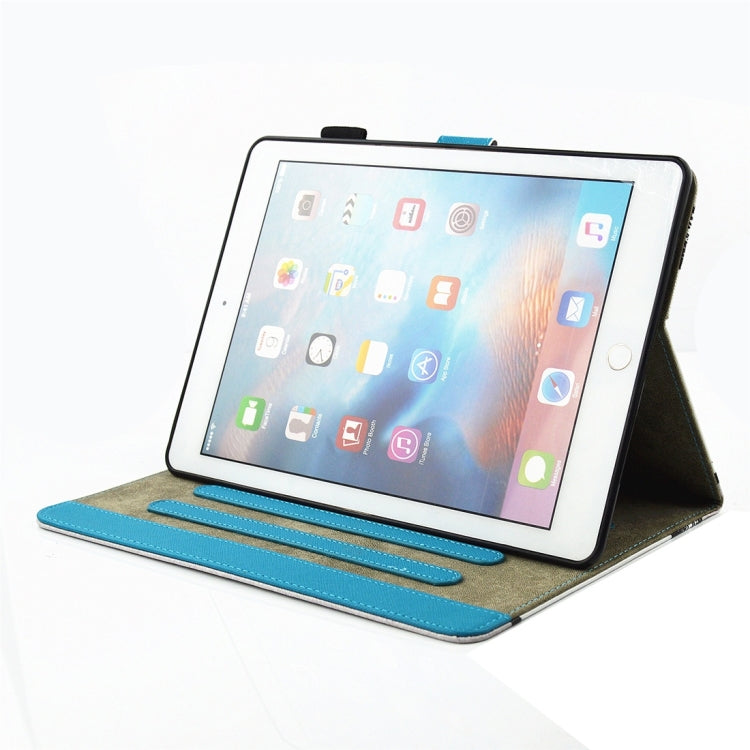 For iPad 9.7 (2018) & iPad 9.7 inch 2017 / iPad Air / iPad Air 2 Universal  Pattern Horizontal Flip Leather Protective Case with Holder & Card Slots & Sleep, IP7D0214A, IP7D0214B, IP7D0214C, IP7D0214D, IP7D0214E, IP7D0214F 🇨🇳