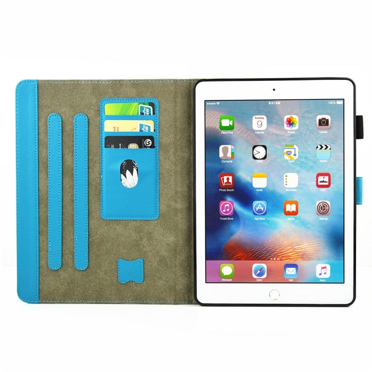 For iPad 9.7 (2018) & iPad 9.7 inch 2017 / iPad Air / iPad Air 2 Universal  Pattern Horizontal Flip Leather Protective Case with Holder & Card Slots & Sleep, IP7D0214A, IP7D0214B, IP7D0214C, IP7D0214D, IP7D0214E, IP7D0214F 🇨🇳