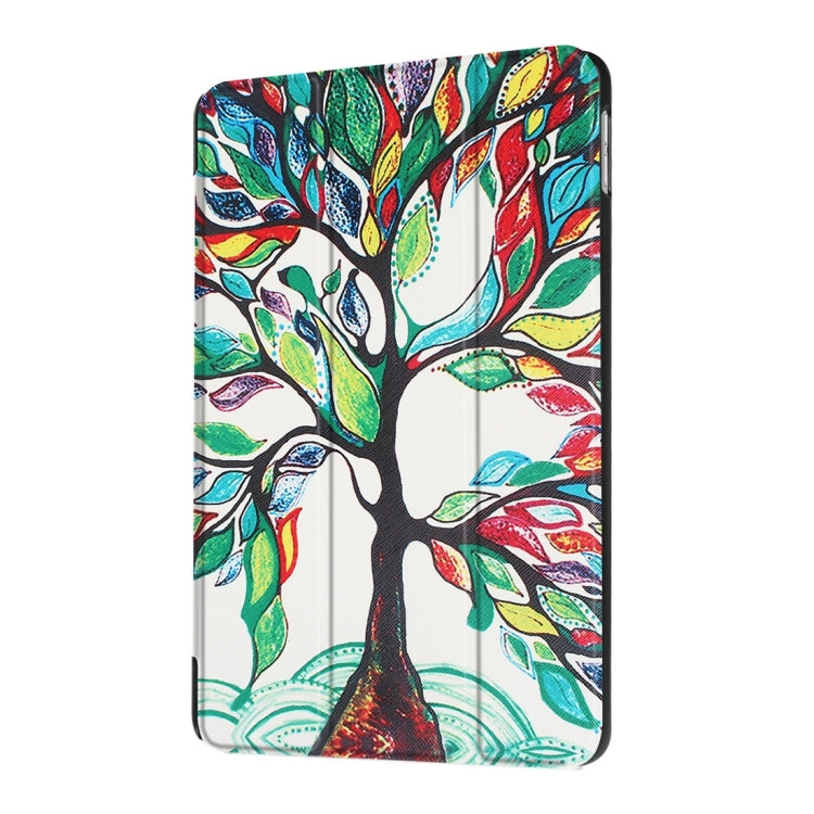 For iPad 9.7 (2018) & iPad 9.7 (2017) Cross Texture Painting  Pattern Horizontal Flip Leather Case with Three-folding Holder, IP7D1011A, IP7D1011B, IP7D1011C, IP7D1011D, IP7D1011E, IP7D1011F, IP7D1011G, IP7D1011H, IP7D1011J, IP7D1011K 🇨🇳