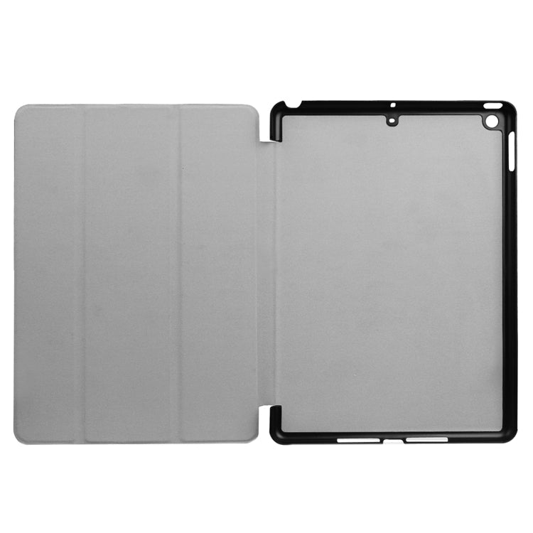 For iPad 9.7 (2018) & iPad 9.7 (2017) Cross Texture Painting  Pattern Horizontal Flip Leather Case with Three-folding Holder, IP7D1011A, IP7D1011B, IP7D1011C, IP7D1011D, IP7D1011E, IP7D1011F, IP7D1011G, IP7D1011H, IP7D1011J, IP7D1011K 🇨🇳