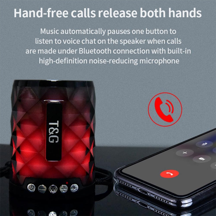T&G TG155 Bluetooth 4.2 Mini Portable Wireless Bluetooth Speaker with Colorful Lights 🇨🇳