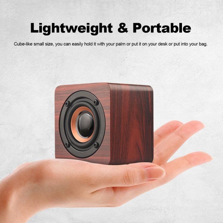 Q1 Wooden Mini Portable Mega Bass Wireless Bluetooth Speaker 🇨🇳