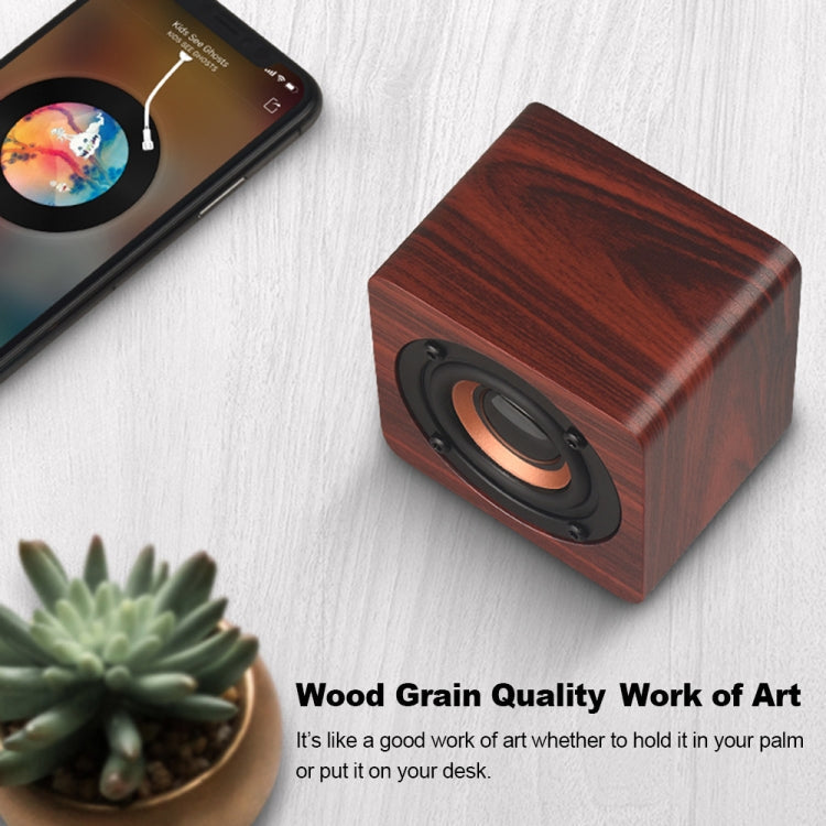 Q1 Wooden Mini Portable Mega Bass Wireless Bluetooth Speaker 🇨🇳