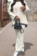 Stitched Stylish 2-Piece Knitted Lounge Comfort Co-Ord Set 🇬🇧