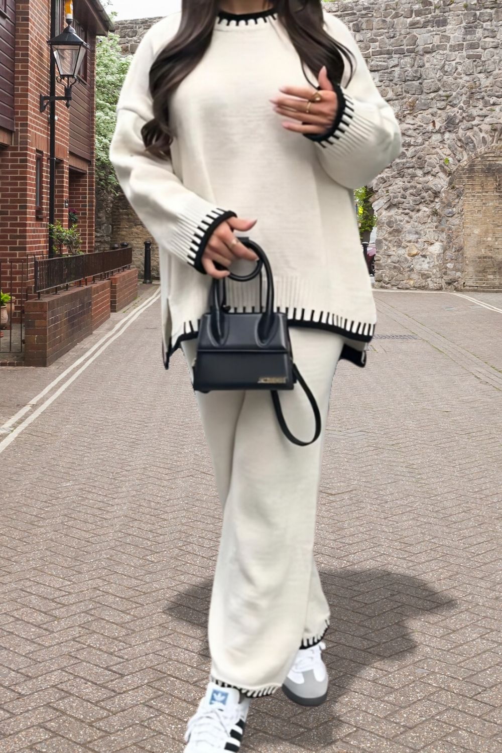 Stitched Stylish 2-Piece Knitted Lounge Comfort Co-Ord Set 🇬🇧