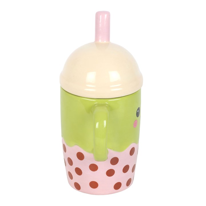 Kawaii Bubble Tea Lidded Mug 🇬🇧